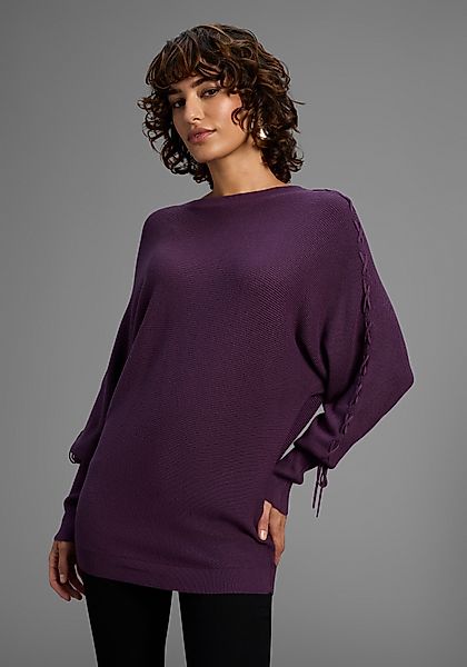 Laura Scott Fledermauspullover mit Bindearm - günstig online kaufen