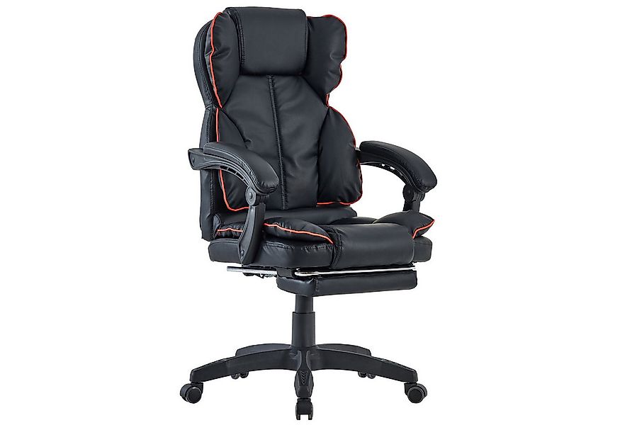 TRISENS Chefsessel Rafael Bürostuhl Home Office Chair Lederoptik-Design Fuß günstig online kaufen