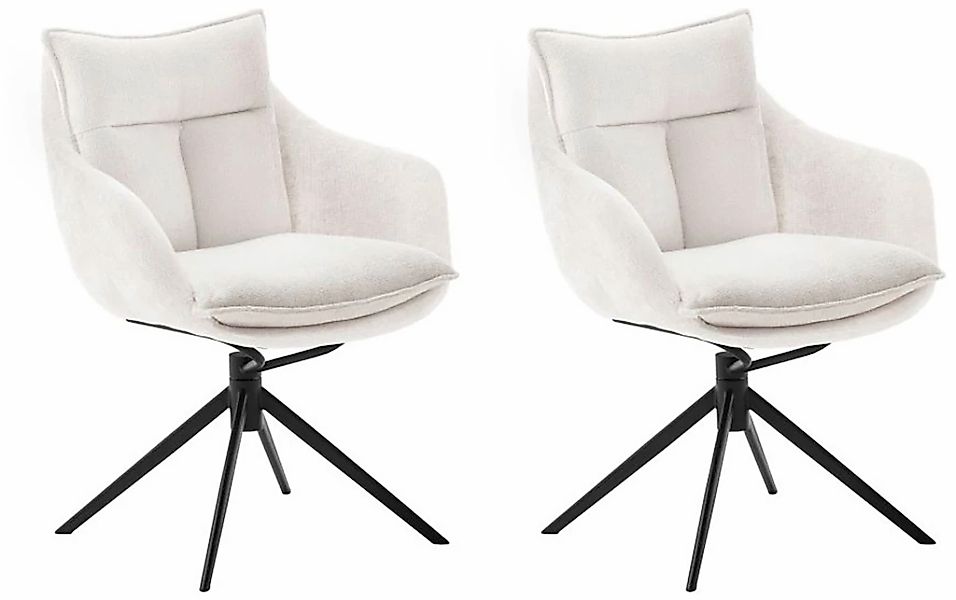 MCA furniture Esszimmerstuhl, Strukturstoff, (2er-Set), drehbar 360, Dreh- günstig online kaufen