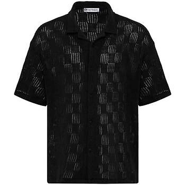 Dandalo  Hemdbluse Erik Oversize Lapel Collar Short Sleeve Shirt günstig online kaufen