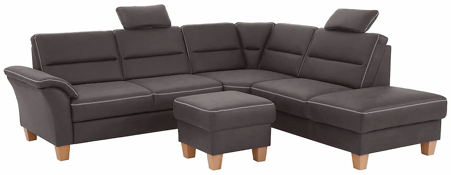 Home affaire Ecksofa »Soleo L-Form«, komfortabel durch Trapezecke mit Relax günstig online kaufen