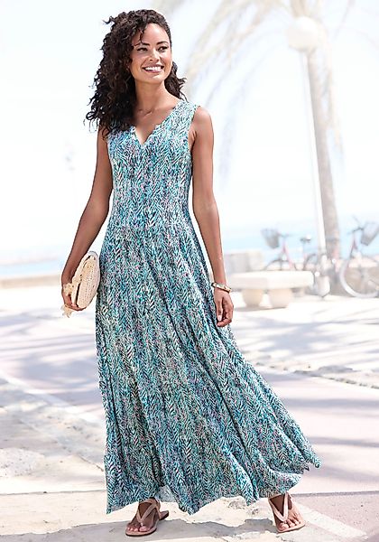 Vivance Maxikleid mit Alloverdruck, langes Sommerkleid günstig online kaufen