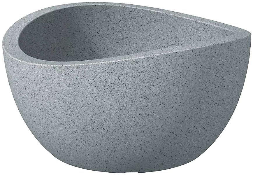 Scheurich Pflanzschale Wave Globe Bowl Ø 39 cm Stony Grey günstig online kaufen