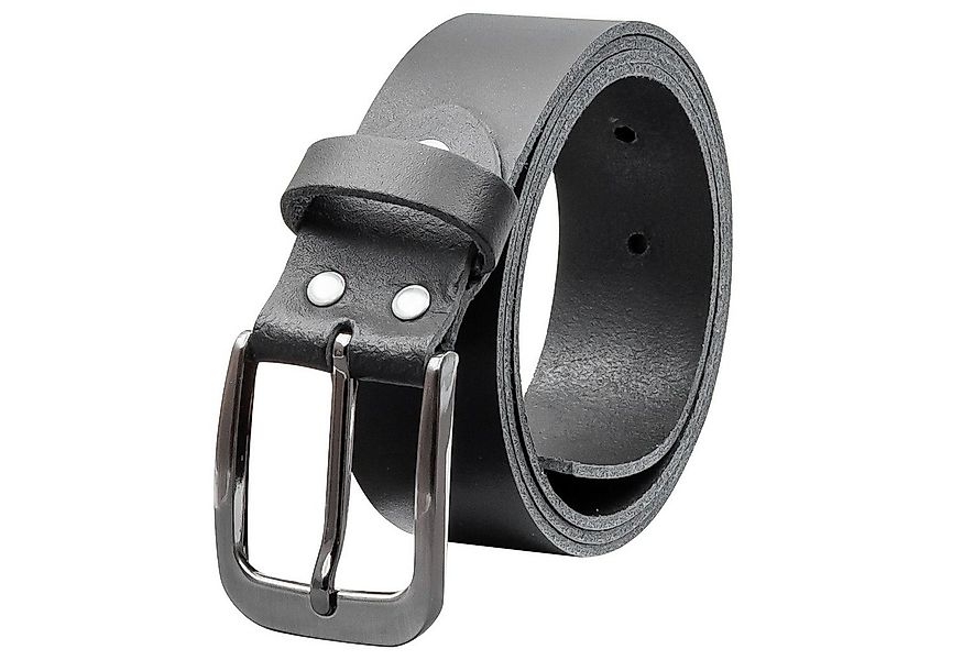 COLOGNEBELT Ledergürtel OM434-SL-Schwarz MADE IN GERMANY, Schwarz Kürzbar, günstig online kaufen