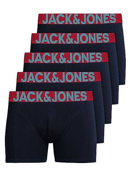Jack & Jones Boxershorts Solid (5-St., 5er Pack) gute Passform durch elasti günstig online kaufen