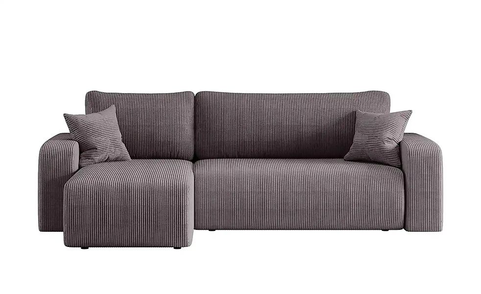Ecksofa mit Schlaffunktion Pianio ¦ grau ¦ Maße (cm): B: 244 H: 82 Polsterm günstig online kaufen