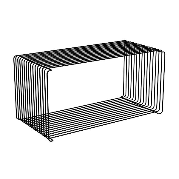 Montana - Panton Wire Drahtregal Einzelmodul 70x34,8x34,8cm - schwarz/pulve günstig online kaufen