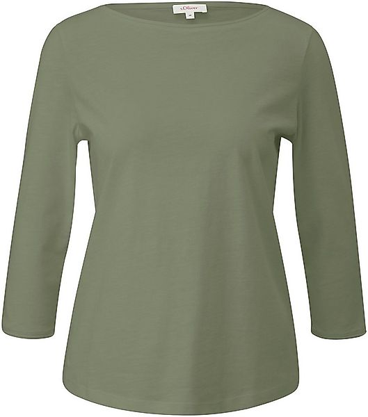 s.Oliver Langarmshirt aus Flammgarn günstig online kaufen