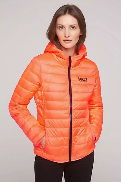 SOCCX Outdoorjacke mit elastischem Saumabschluss günstig online kaufen