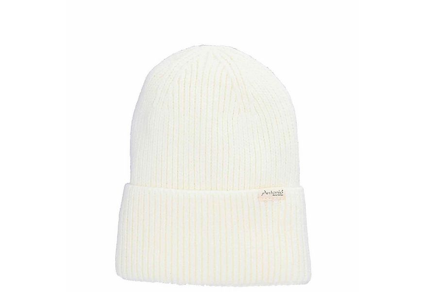 Antonio Strickmütze Antonio Strick Mütze Beanie weiß (1-St) günstig online kaufen