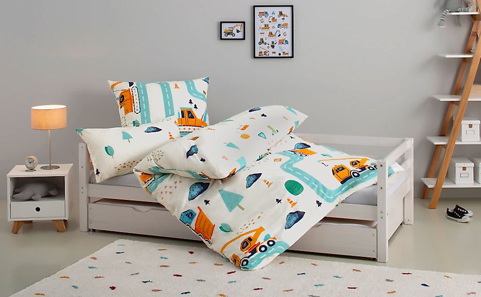 OTTO home Kinderbettwäsche "CUDDLEE" 2 Stk. in vielen Designs: Dino,Einhorn günstig online kaufen