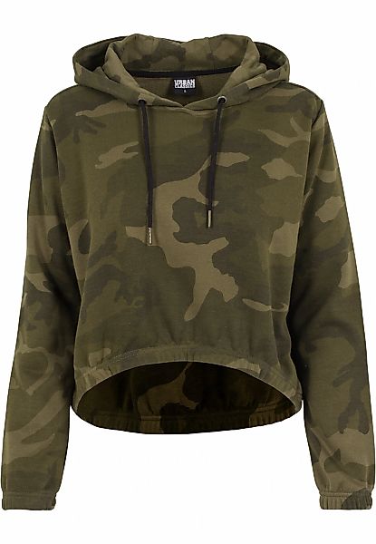 URBAN CLASSICS Rundhalspullover "Urban Classics Damen Ladies Camo Cropped H günstig online kaufen