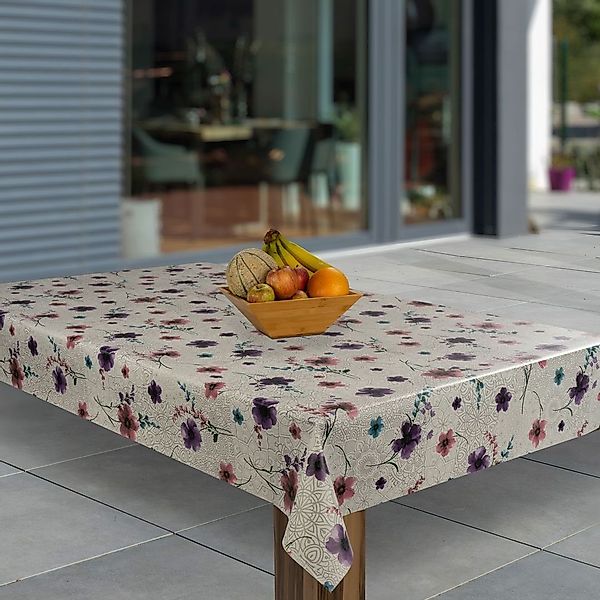 laro Tischdecke Wachstuch-Tischdecken Abwaschbar Blumen Mandala günstig online kaufen