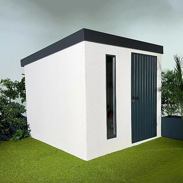 Amazing Spaces Gartenhaus Urban One Typ 1 Weiß 250 cm x 356 cm günstig online kaufen