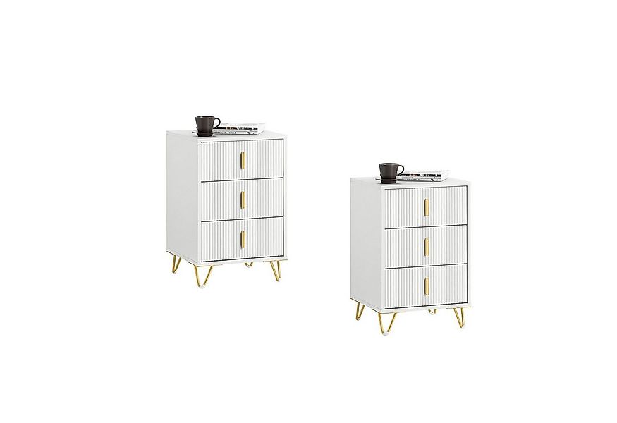 SoBuy Nachttisch FBT115-Lx2, Nachttisch 2er set, Sofatisch Couchtisch Wohnz günstig online kaufen