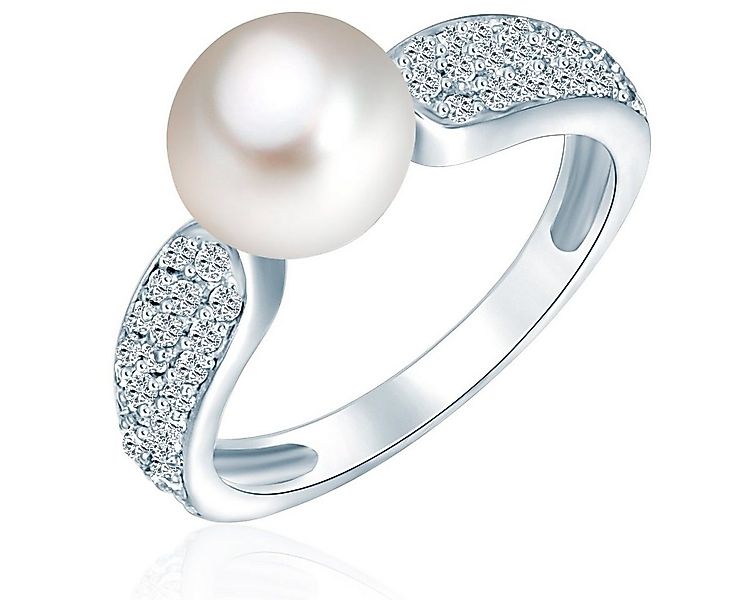 Valero Pearls Perlenring silber, mit Süßwasser-Zuchtperle günstig online kaufen