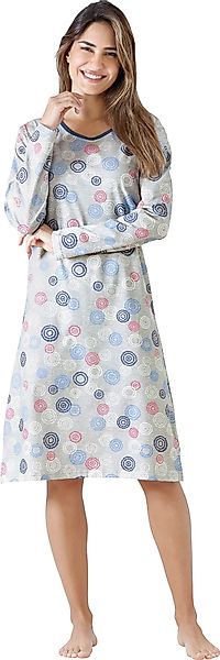 Hajo Nachthemd Damen-Nachthemd Single-Jersey gemustert günstig online kaufen