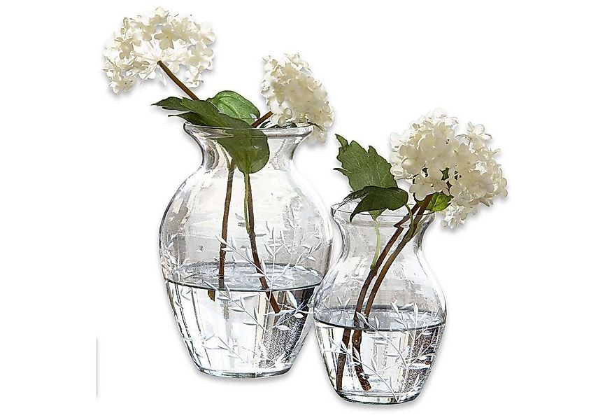 Mirabeau Tischvase Vase 2er Set Paimpont klar günstig online kaufen
