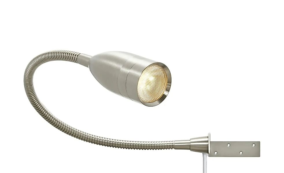 Fischer-Honsel LED-Bettleuchte  1-flammig  Nickel matt   ¦ silber Lampen & günstig online kaufen