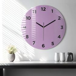 Tulup Wanduhr Modernistische Glaswanduhr 60cm Uhr günstig online kaufen