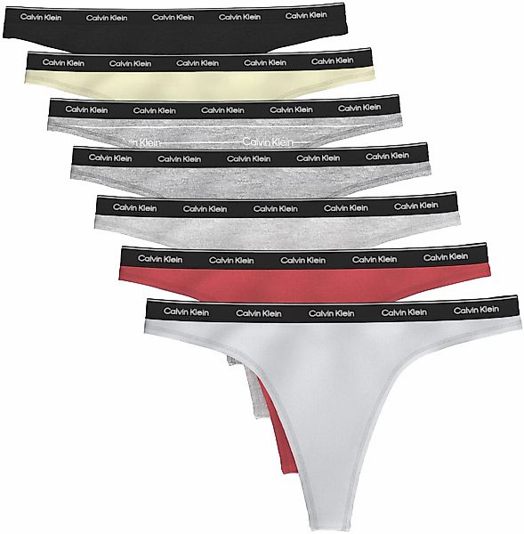 Calvin Klein Underwear Tanga "THONG 7 PK" Packung, Körpernahe Passform mit günstig online kaufen