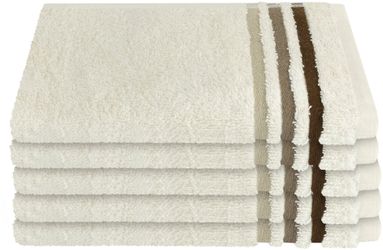 Schiesser Gästehandtücher "Skyline Color aus 100 % Baumwolle mit eleganter günstig online kaufen