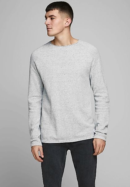 Jack & Jones Rundhalspullover JJEHILL Einfarbiger günstig online kaufen