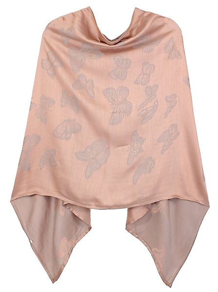 dy_mode Blusenponcho Schmetterlinge Muster Damen Poncho günstig online kaufen