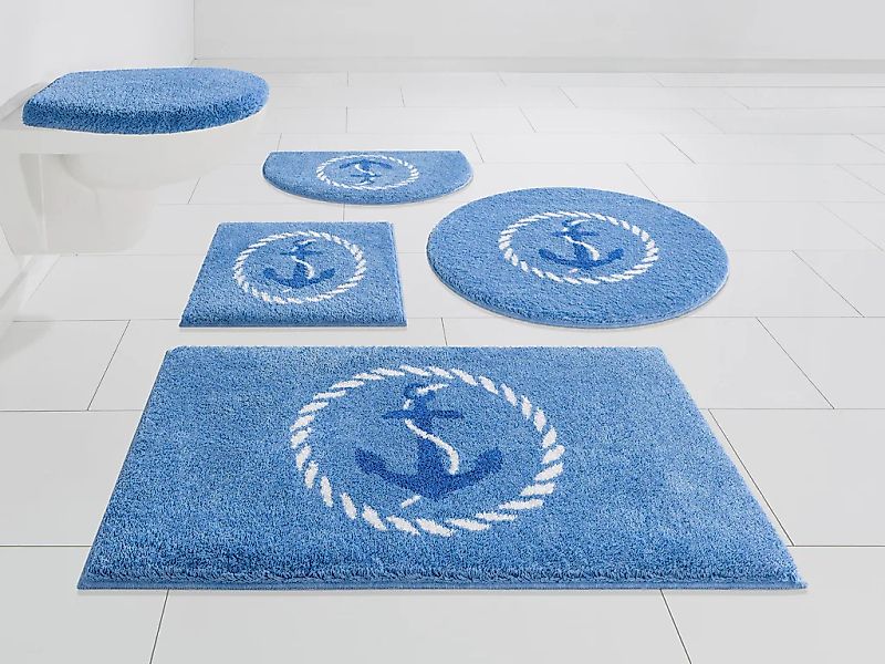 Grund Badematte "Port Louis" Höhe 20 mm rutschhemmend beschichtet fußbodenh günstig online kaufen