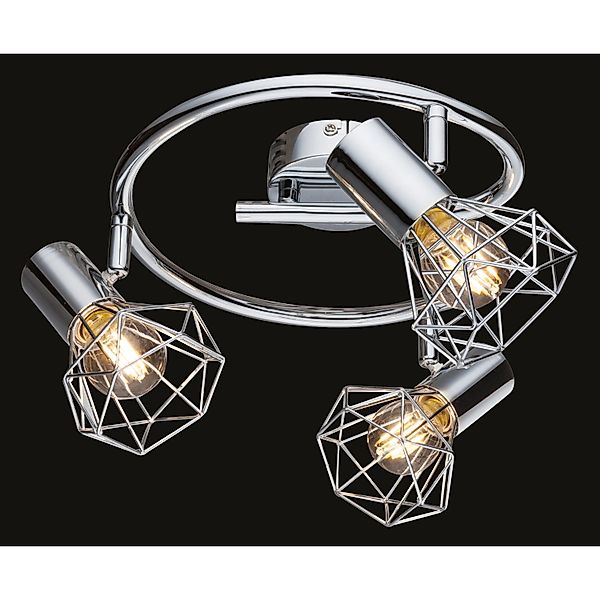 Globo Spot 3er mit Drahtgeflecht günstig online kaufen