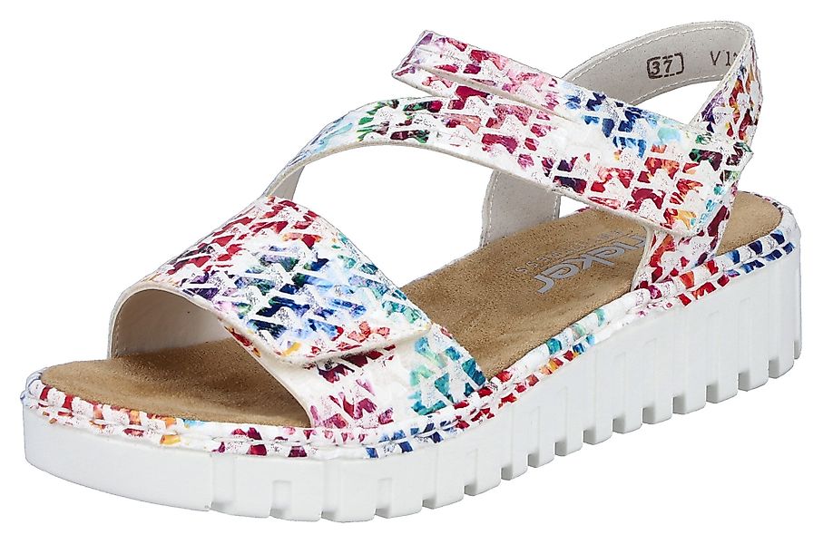 Rieker Plateausandale Sommerschuh, Sandalette, Keilabsatz, mit günstig online kaufen