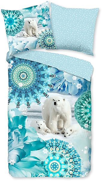 hip Wendebettwäsche »Seppo«, Biber, 135x200, Warm, Weich, Wendeoptik, Reißv günstig online kaufen
