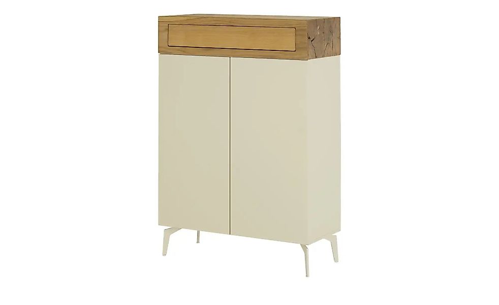 Highboard  Enego ¦ beige ¦ Maße (cm): B: 90 H: 130 T: 40.0 Kommoden & Sideb günstig online kaufen