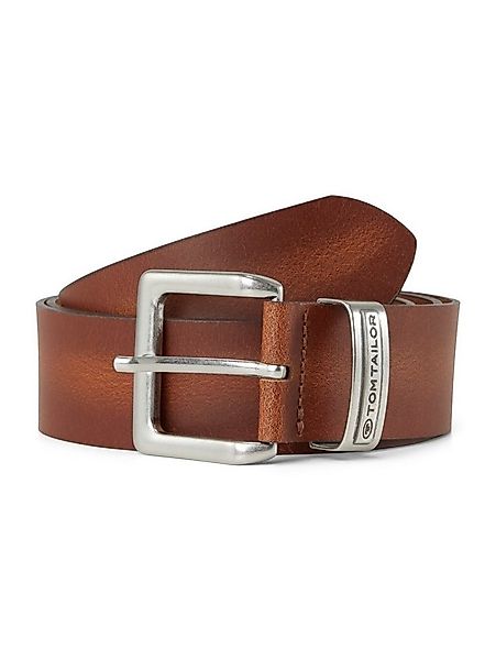 TOM TAILOR Ledergürtel Belts TTTOM Ledergürtel mit eckiger Dornschließe günstig online kaufen