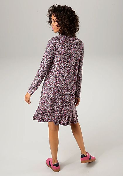 Aniston CASUAL Jerseykleid, mit bunten Blümchen bedruckt günstig online kaufen