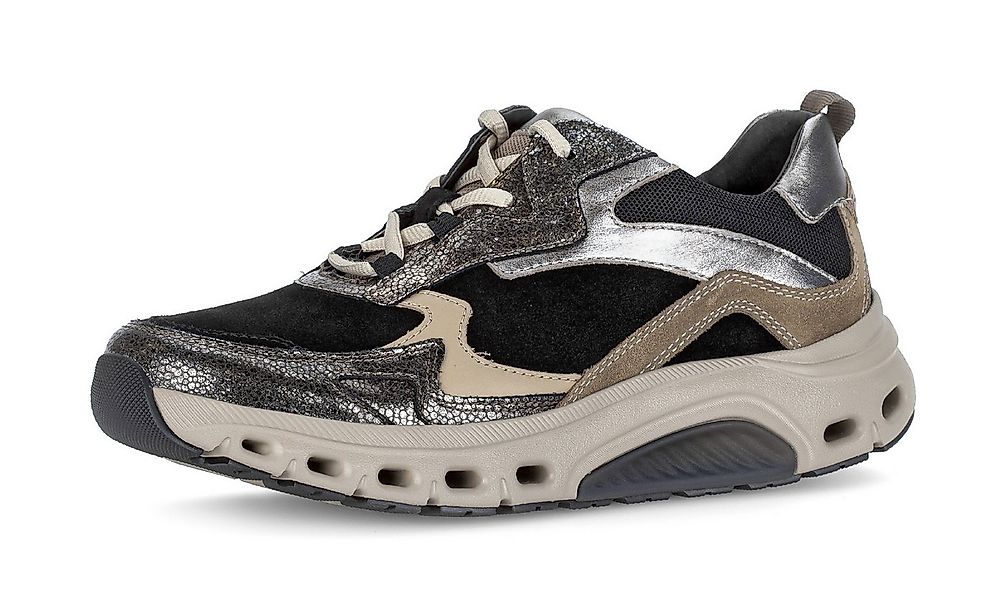 Gabor Rollingsoft Keilsneaker, Plateau, Schnürschuh, Halbschuh mit Wechself günstig online kaufen