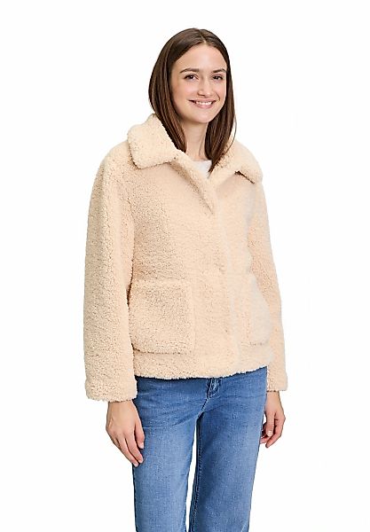 Cartoon Plüschjacke "Cartoon Damen Plüschjacke mit Kragen" günstig online kaufen