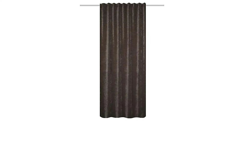 HOMEbasics Fertigschal   ¦ braun ¦ Synthetik ¦ Maße (cm): B: 135 H: 175 Gar günstig online kaufen