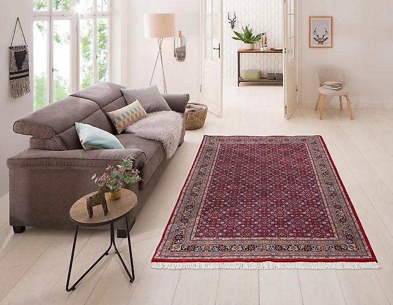 OTTO home Orientteppich "Kiara" rechteckig 12 mm Höhe handgeknüpft, reine W günstig online kaufen