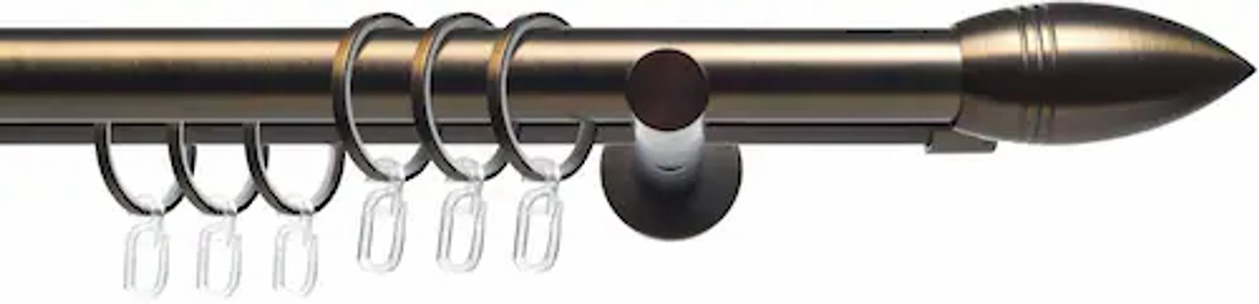 Liedeco Gardinenstange »CELBULLE02SG2L« Ø 25 mm 2 läufig-läufig Fixmaß 2-lä günstig online kaufen