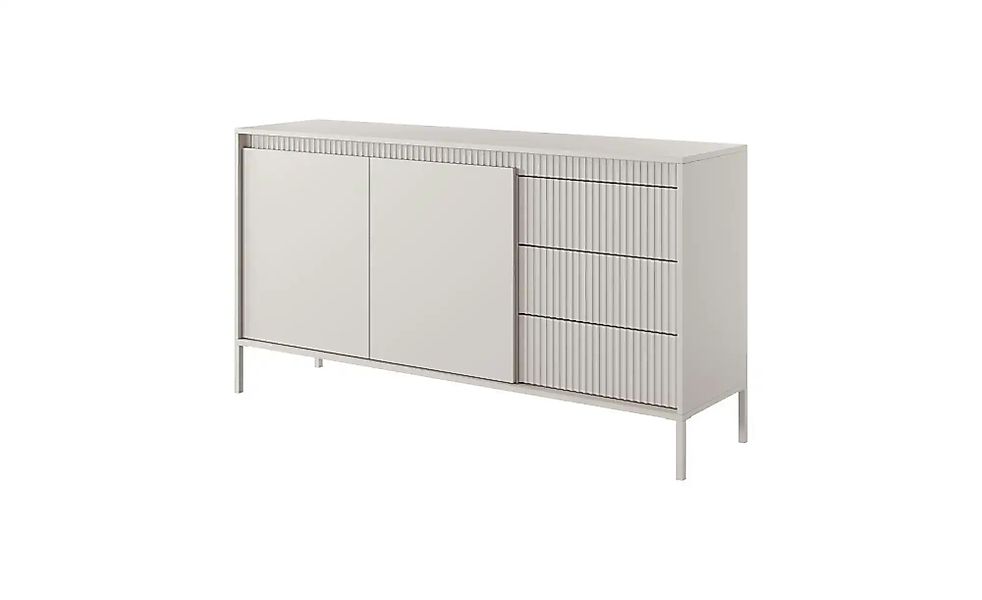 Sideboard   ¦ beige ¦ Maße (cm): B: 153 H: 81 Kommoden & Sideboards > Sideb günstig online kaufen