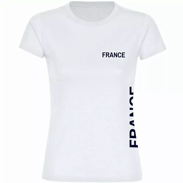 multifanshop T-Shirt Damen France - Brust & Seite - Frauen günstig online kaufen