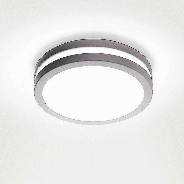 EGLO connect Locana-C LED-Außenwandlampe silber günstig online kaufen