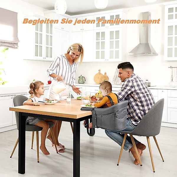 OUNUO Kinderstuhl Table Seat Klappbare Sitzerhöhung, günstig online kaufen