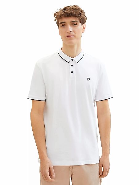 TOM TAILOR Denim Poloshirt, mit Logoprint und aus Stretch günstig online kaufen