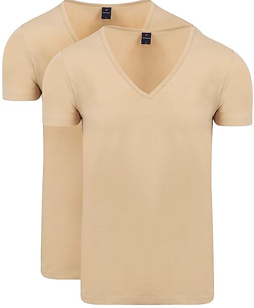 Suitable Vitaru Unsichtbares Unterhemd Tiefer V-Ausschnitt 2-Pack - Größe X günstig online kaufen