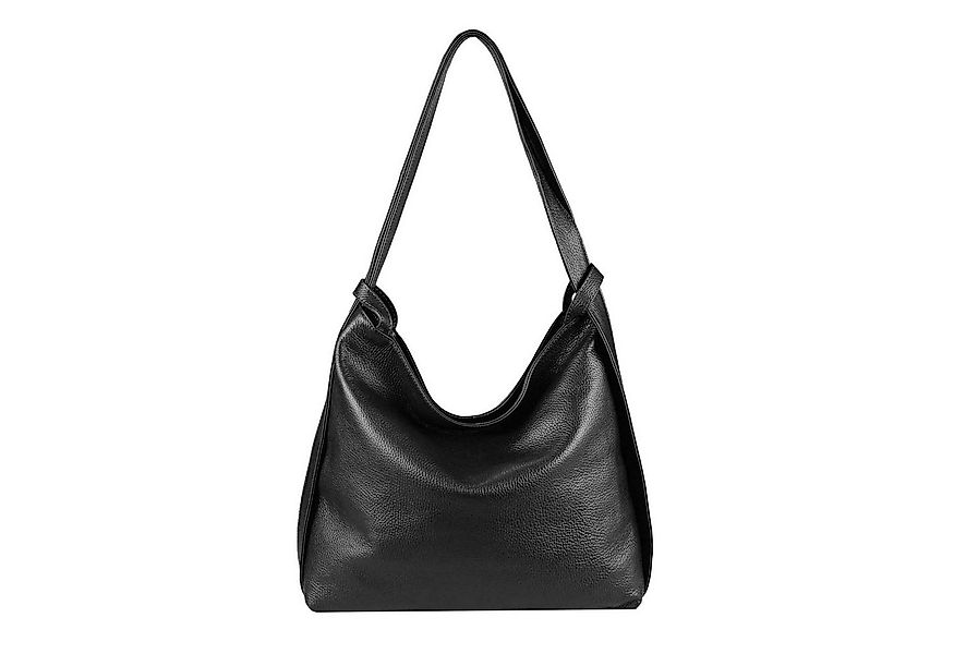 ITALYSHOP24 Schultertasche Made in Italy Damen Leder Tasche Schultertasche, günstig online kaufen
