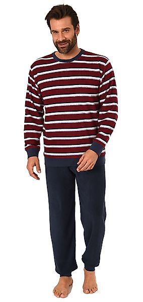 Normann Pyjama Herren Frottee Schlafanzug mit günstig online kaufen