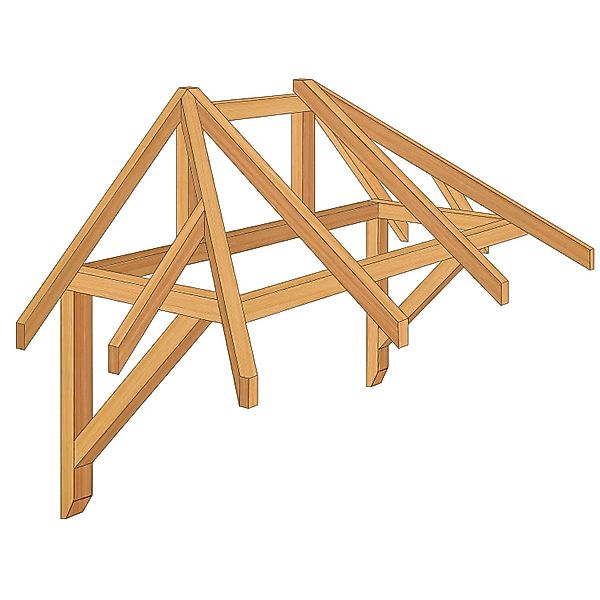 Roro Vordach V162 Fichte 180,5 cm x 98 cm günstig online kaufen