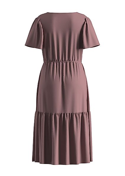 QS Minikleid Viskosekleid mit All-over-Print günstig online kaufen